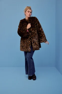 Vestes & Manteaux<Make My Lemonade MANTEAU NICOLE NEW LEOPARD