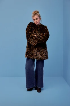 Vestes & Manteaux<Make My Lemonade MANTEAU NICOLE NEW LEOPARD