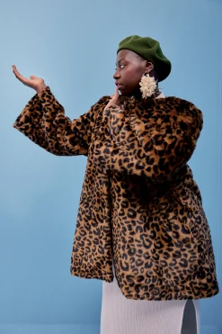 Vestes & Manteaux<Make My Lemonade MANTEAU NICOLE NEW LEOPARD