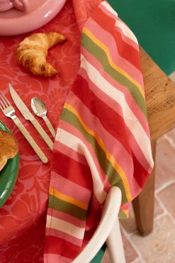 Le Linge<Make My Lemonade NAPPE LAUREN ANEMONE PINK