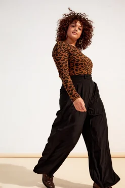 Pantalons<Make My Lemonade PANTALON HARYA FLUIDE NOIR