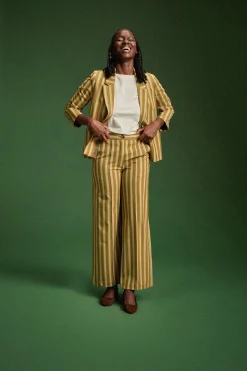 Pantalons<Make My Lemonade PANTALON KARL RAYURES VERTES