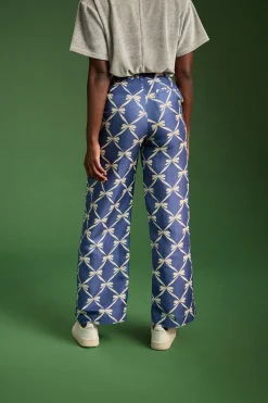 Pantalons<Make My Lemonade PANTALON KARL RUBAN BLEU