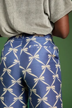 Pantalons<Make My Lemonade PANTALON KARL RUBAN BLEU