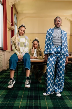 Pantalons<Make My Lemonade PANTALON KARL RUBAN BLEU