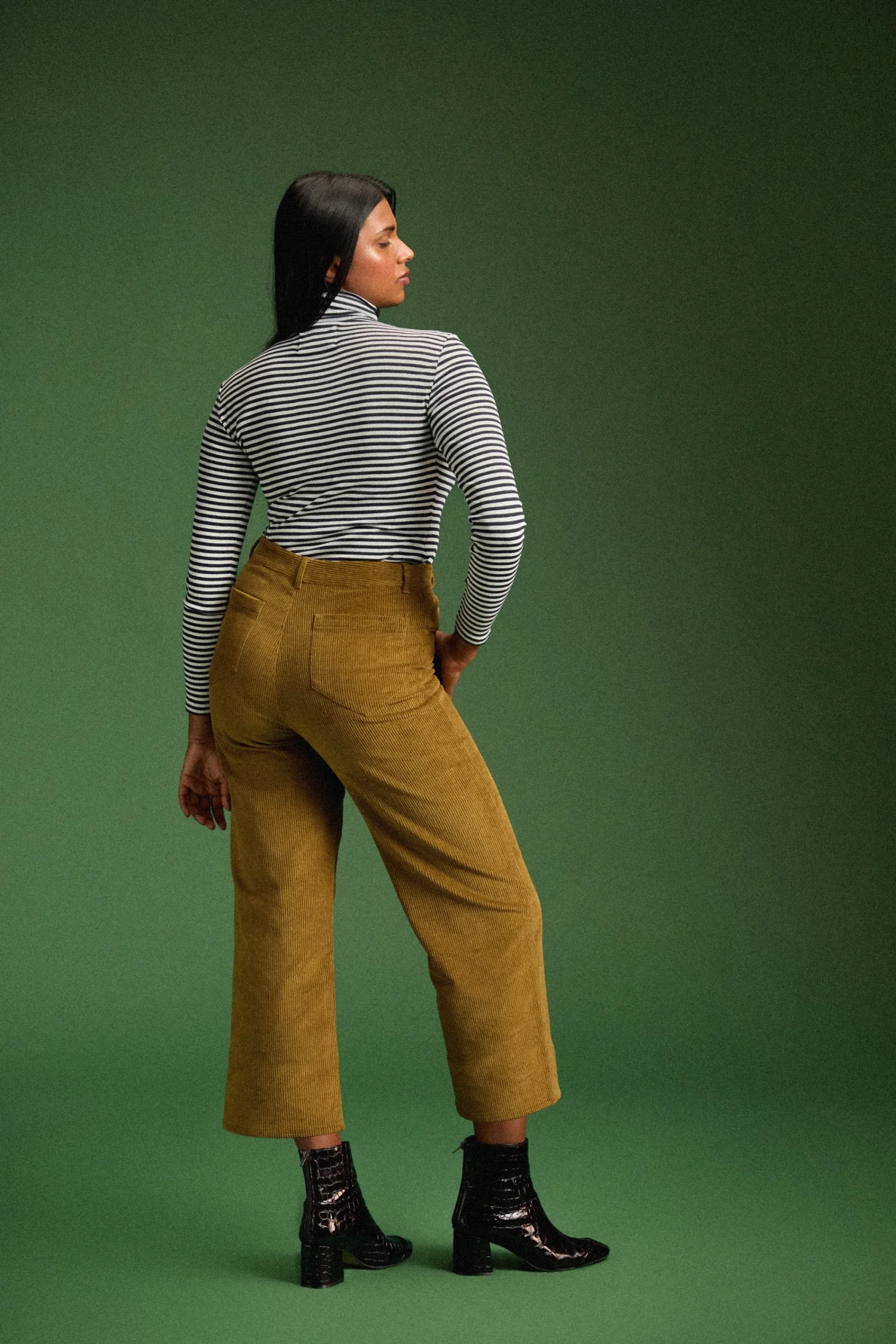 Pantalons<Make My Lemonade PANTALON NELSON VELOURS KAKI