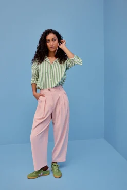 Pantalons<Make My Lemonade PANTALON NEW NOE ROSE PALE