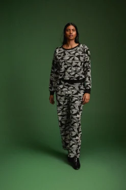 Pantalons<Make My Lemonade PANTALON SAM RUBANS MONOCHROMES