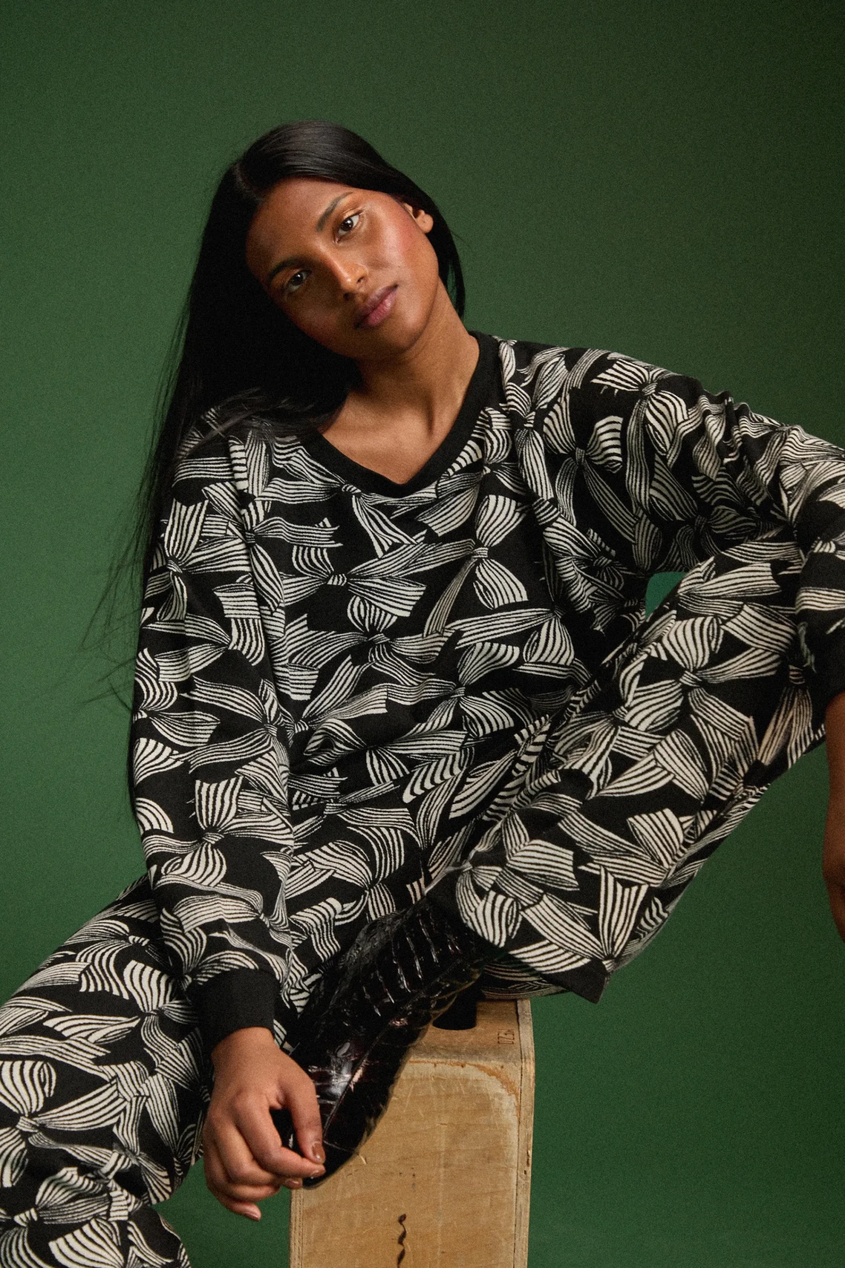 Pantalons<Make My Lemonade PANTALON SAM RUBANS MONOCHROMES