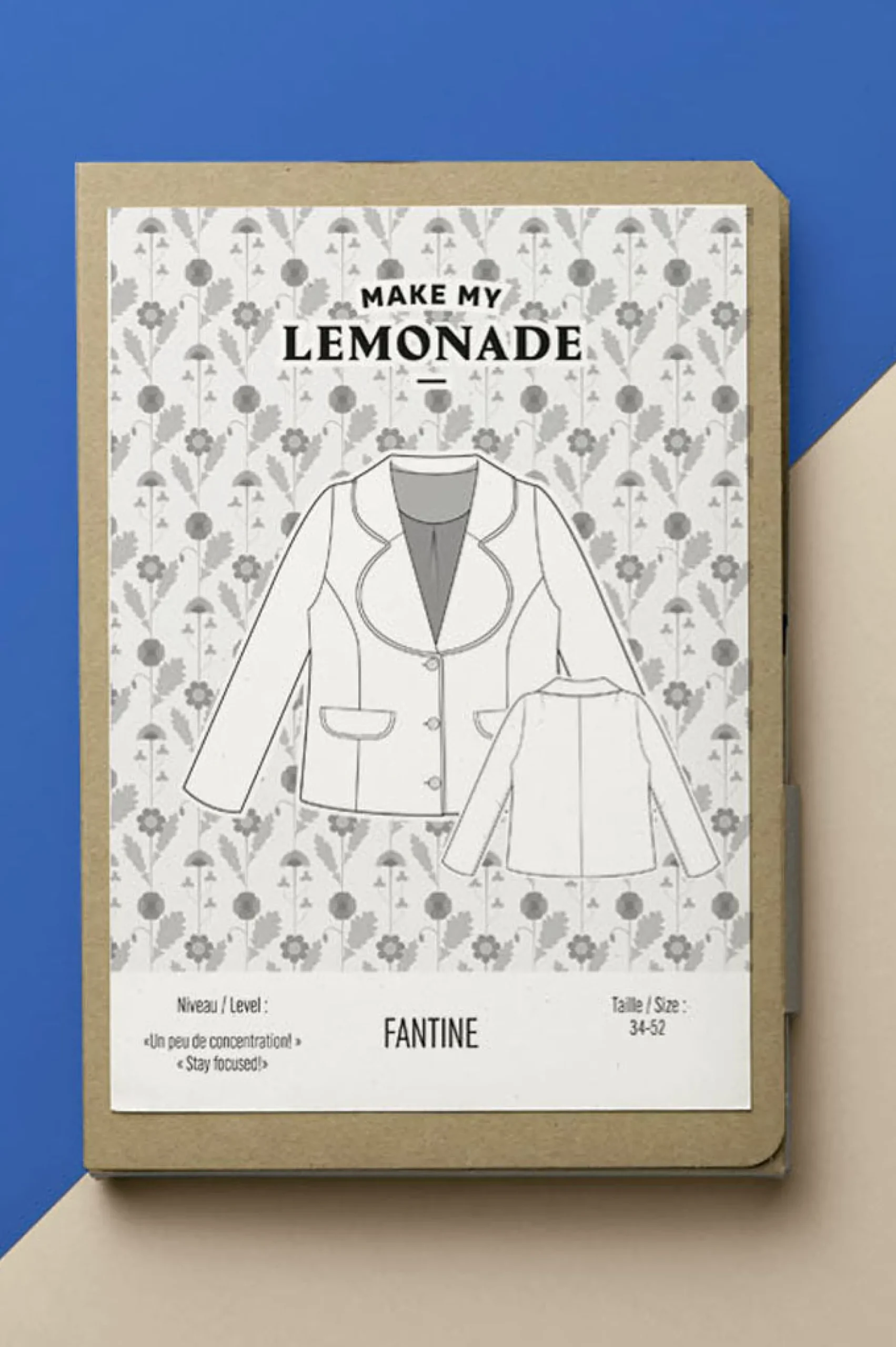 Patrons Pdf|Mercerie & Couture<Make My Lemonade PATRON DE COUTURE VESTE FANTINE PDF