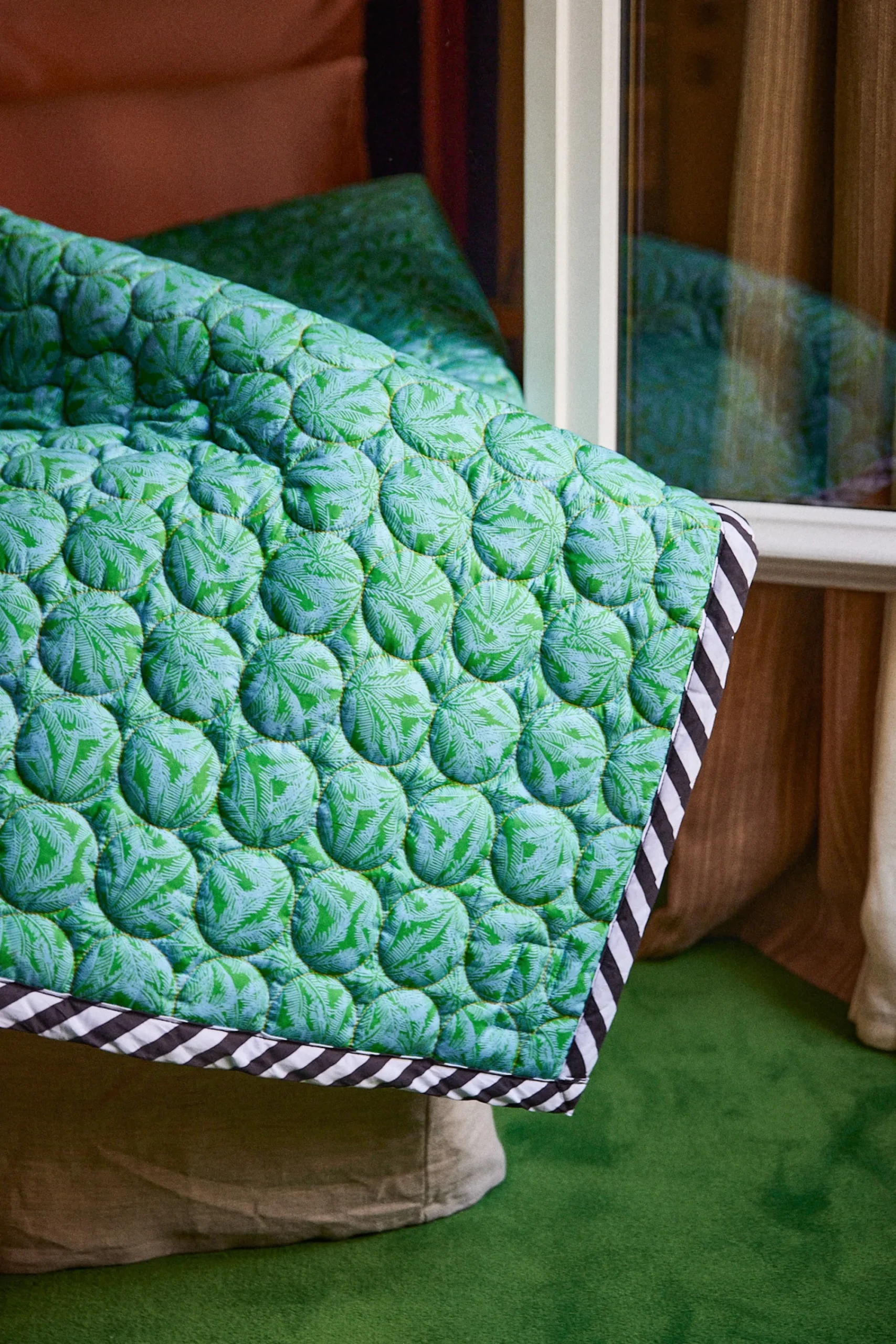 Le Linge<Make My Lemonade PLAID ALLIOCHA PINK & ORANGE