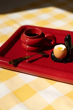 Art De La Table<Make My Lemonade PLATEAU CARRE CONNOR ROUGE