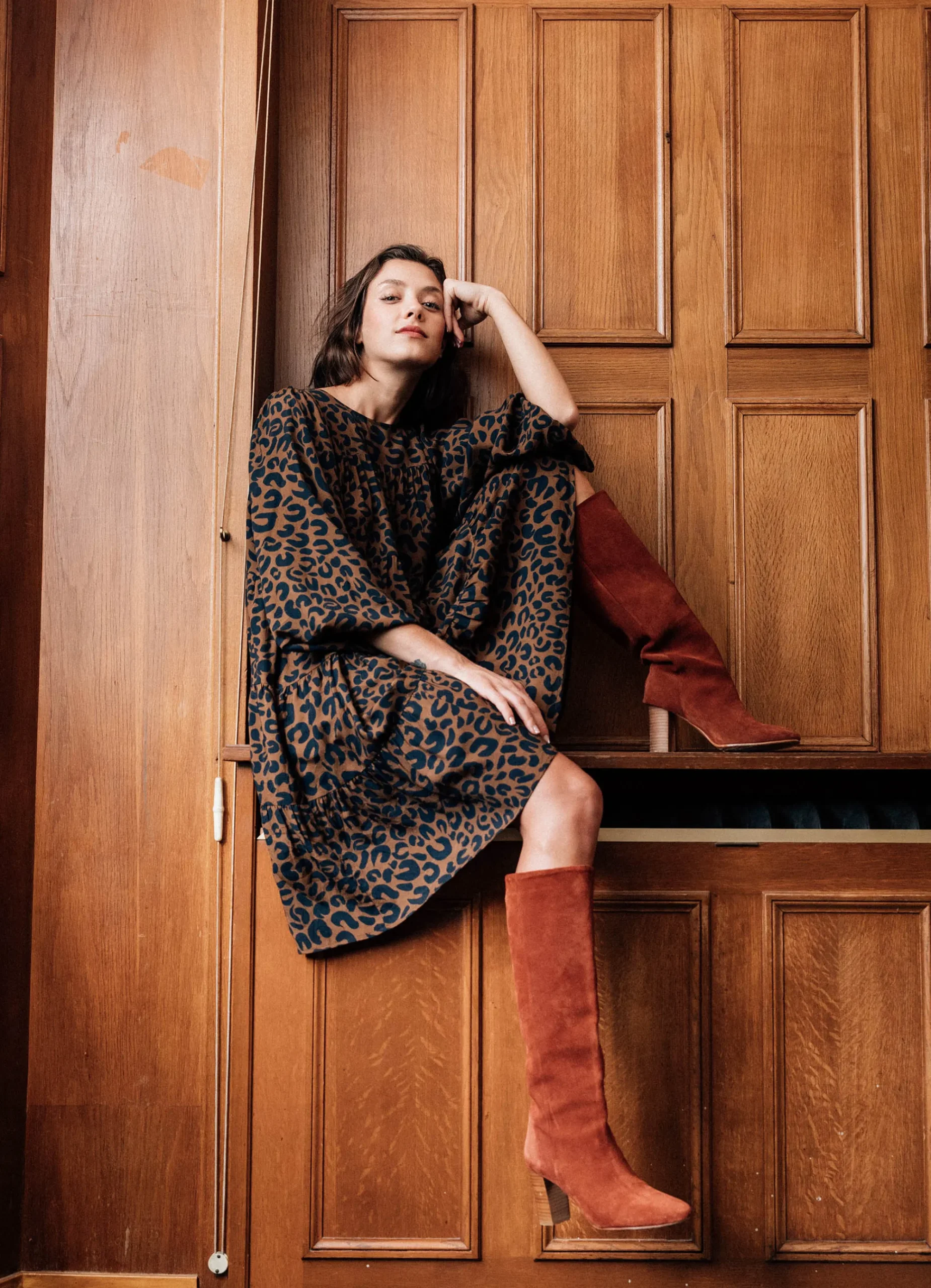 Robes & Combis<Make My Lemonade ROBE JENNY LEOPARD