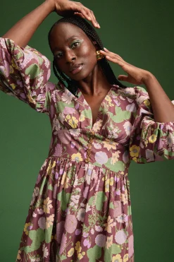 Robes & Combis<Make My Lemonade ROBE LEANDRA AUTUMN FLOWER MARKET