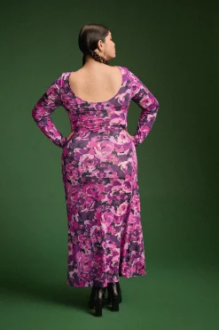 Robes & Combis<Make My Lemonade ROBE MADISON PURPLE FLOWERS