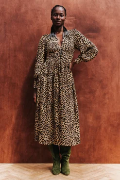 Robes & Combis<Make My Lemonade ROBE NATACHA LEOPARD