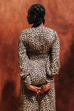 Robes & Combis<Make My Lemonade ROBE NATACHA LEOPARD