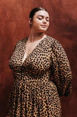 Robes & Combis<Make My Lemonade ROBE NATACHA LEOPARD