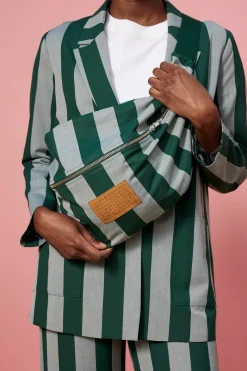 Bananes|Sacs & Bananes<Make My Lemonade SAC BANANA GREEN STRIPES