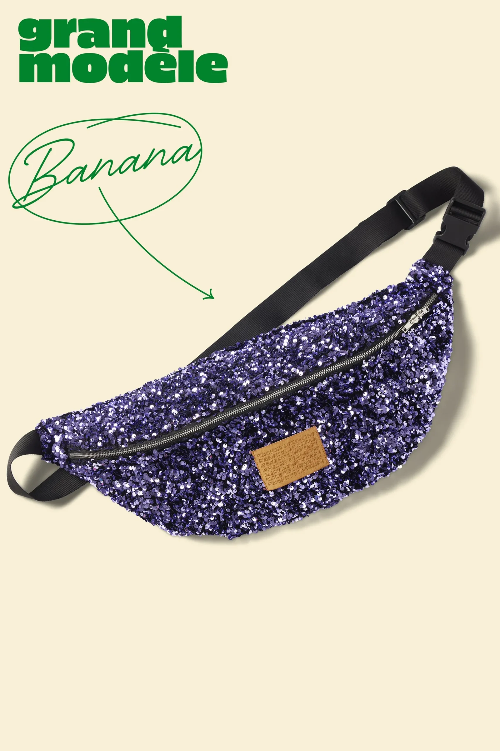 Bananes|Sacs & Bananes<Make My Lemonade SAC BANANA SEQUINS LILAS