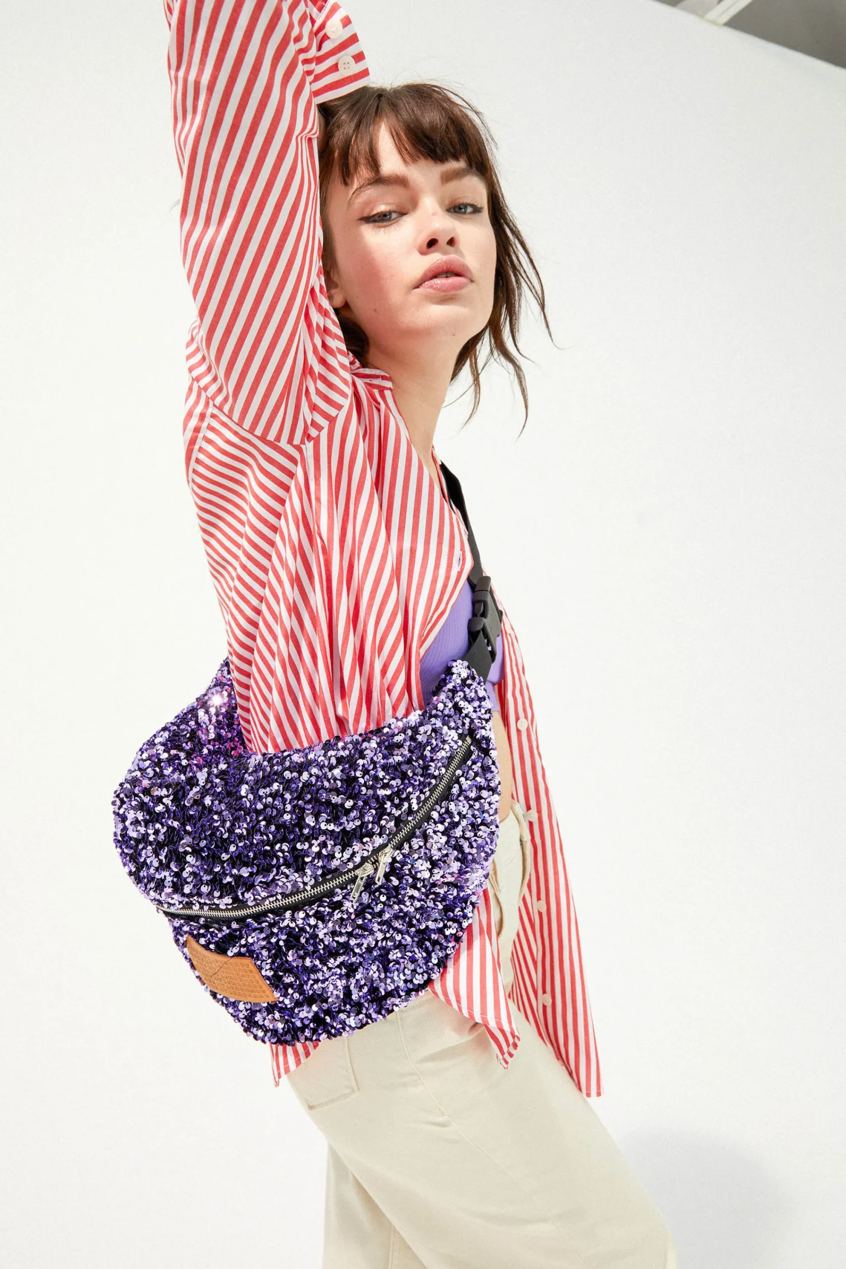 Bananes|Sacs & Bananes<Make My Lemonade SAC BANANA SEQUINS LILAS