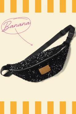 Bananes|Sacs & Bananes<Make My Lemonade SAC BANANA SEQUINS NOIRS