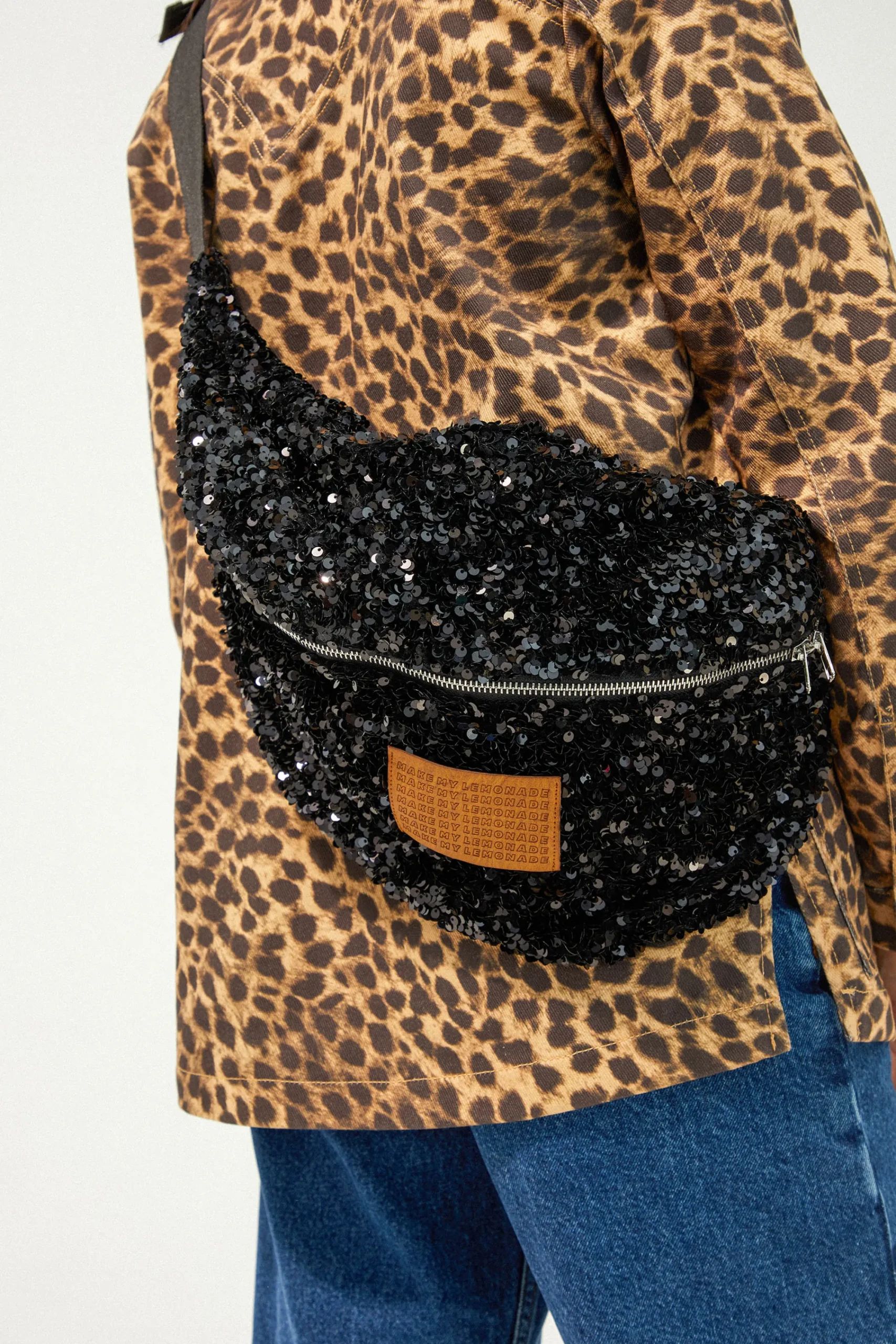 Bananes|Sacs & Bananes<Make My Lemonade SAC BANANA SEQUINS NOIRS