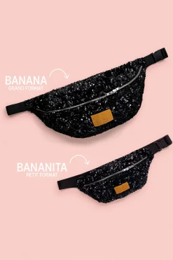 Bananes|Sacs & Bananes<Make My Lemonade SAC BANANA SEQUINS NOIRS