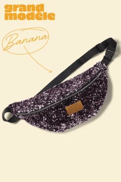 Bananes|Sacs & Bananes<Make My Lemonade SAC BANANA SEQUINS ROSES