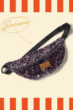 Bananes|Sacs & Bananes<Make My Lemonade SAC BANANA SEQUINS ROSES