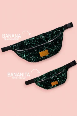 Bananes|Sacs & Bananes<Make My Lemonade SAC BANANA SEQUINS VERTS