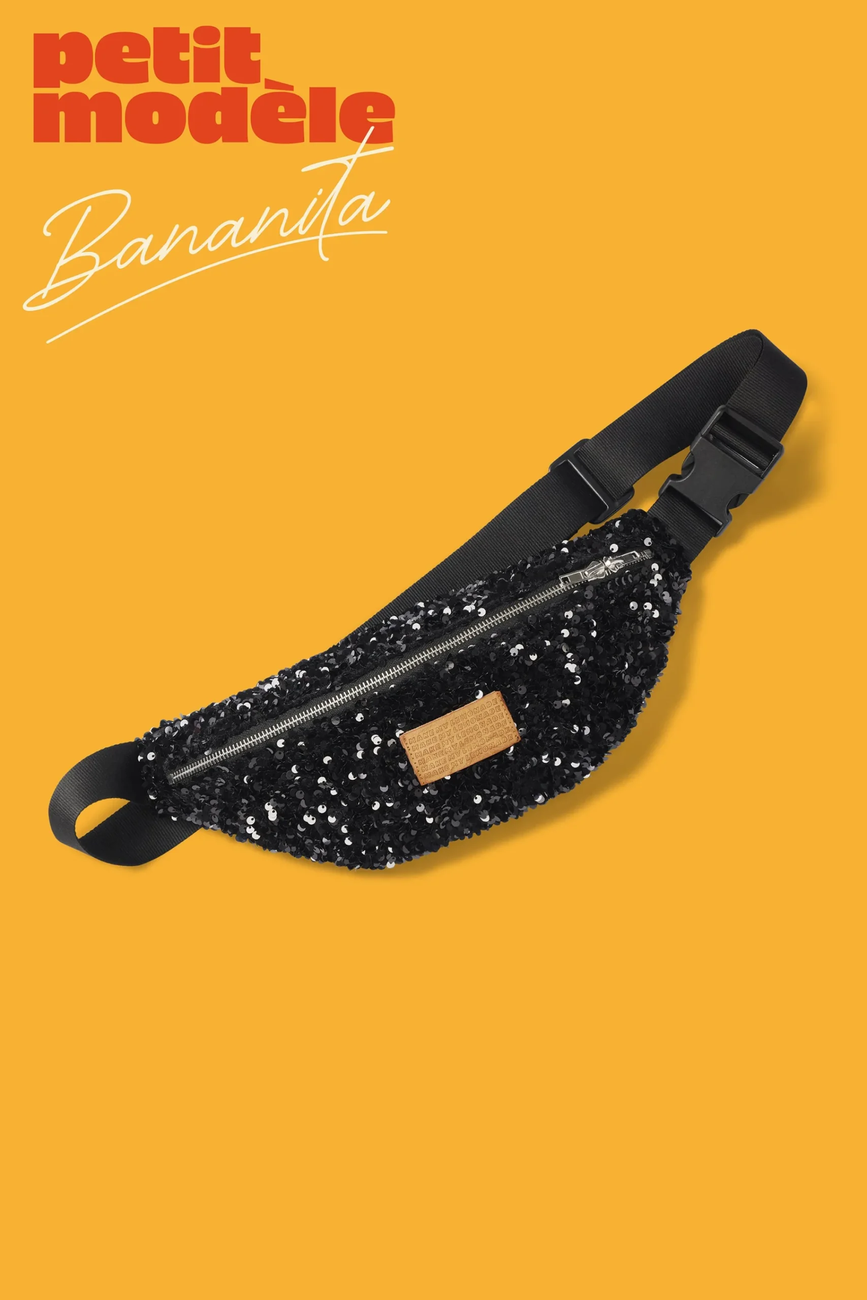 Bananes|Sacs & Bananes<Make My Lemonade SAC BANANITA SEQUINS NOIRS