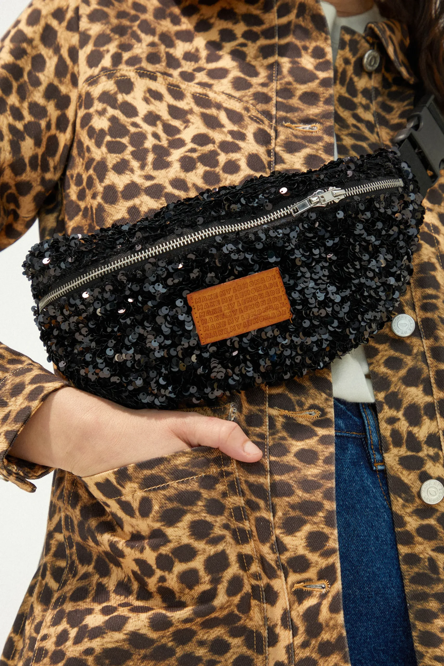 Bananes|Sacs & Bananes<Make My Lemonade SAC BANANITA SEQUINS NOIRS