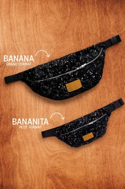 Bananes|Sacs & Bananes<Make My Lemonade SAC BANANITA SEQUINS NOIRS