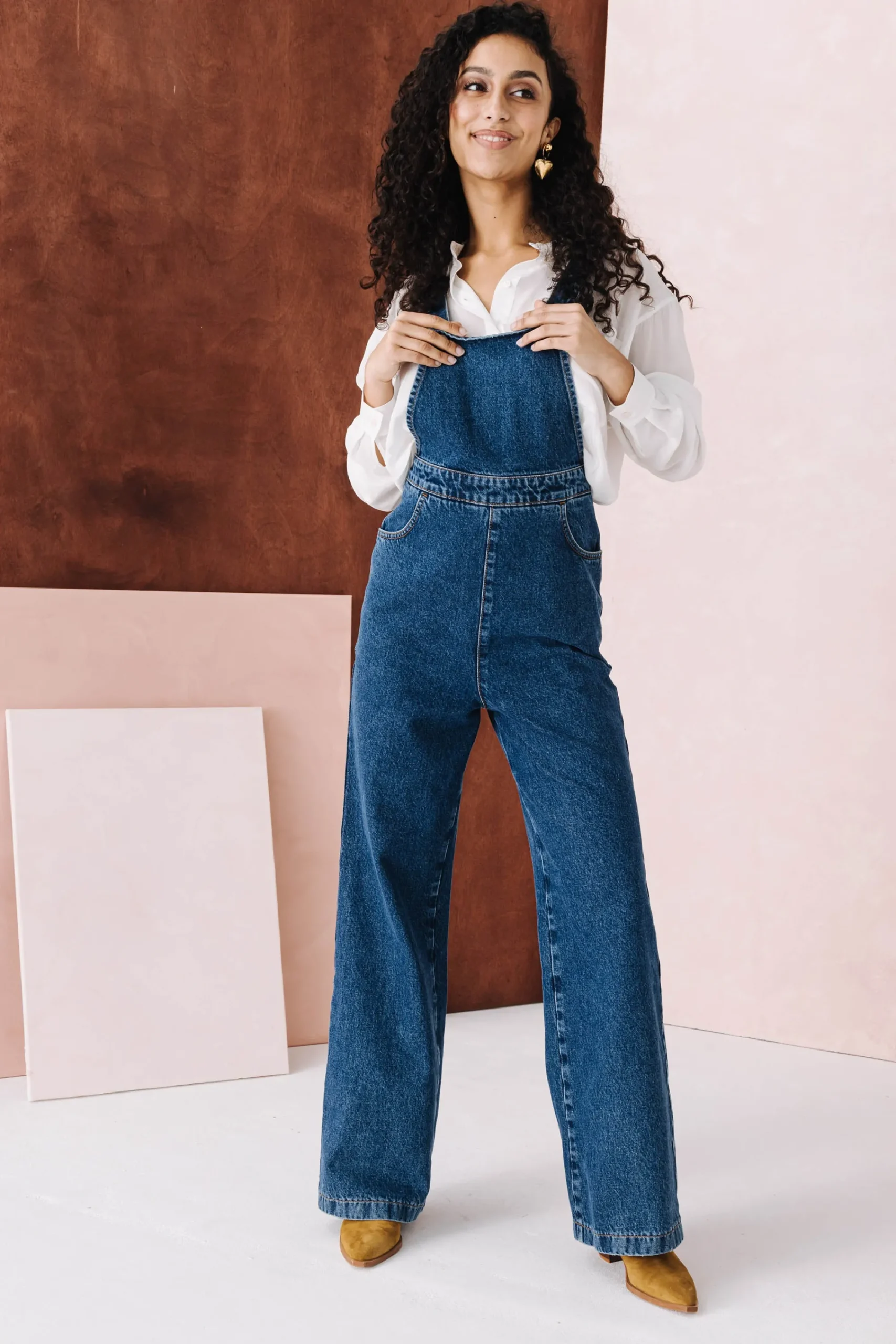 Robes & Combis<Make My Lemonade SALOPETTE FIONA MEDIUM BLUE