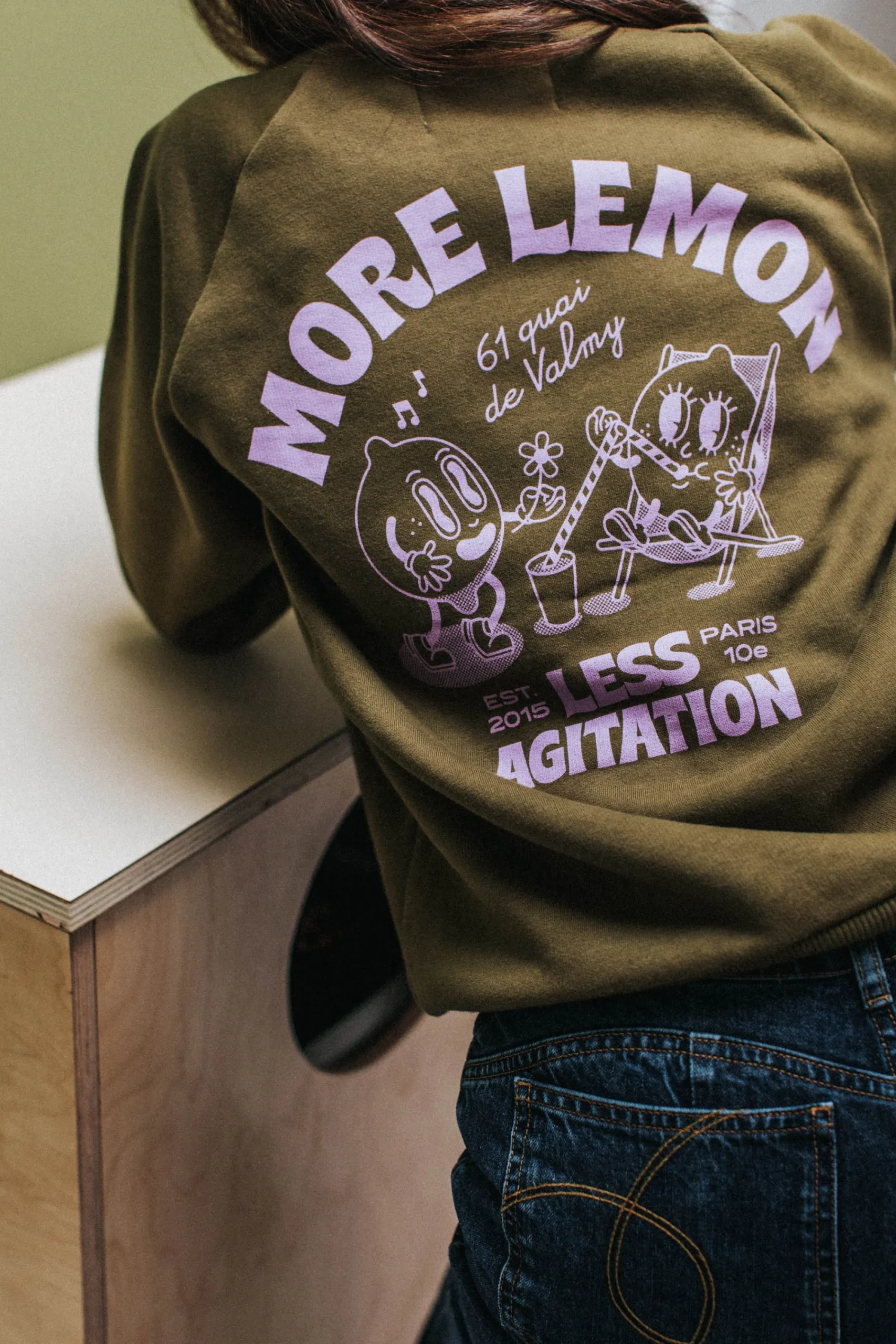 Sweats & Mailles<Make My Lemonade SWEAT HENRI KAKI