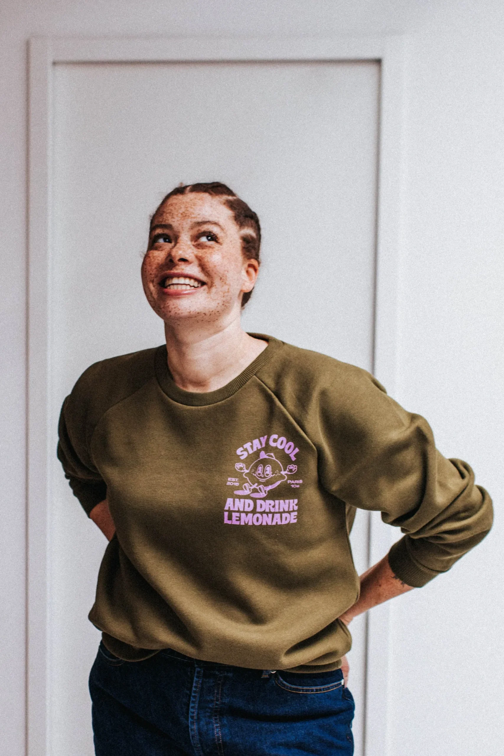 Sweats & Mailles<Make My Lemonade SWEAT HENRI KAKI