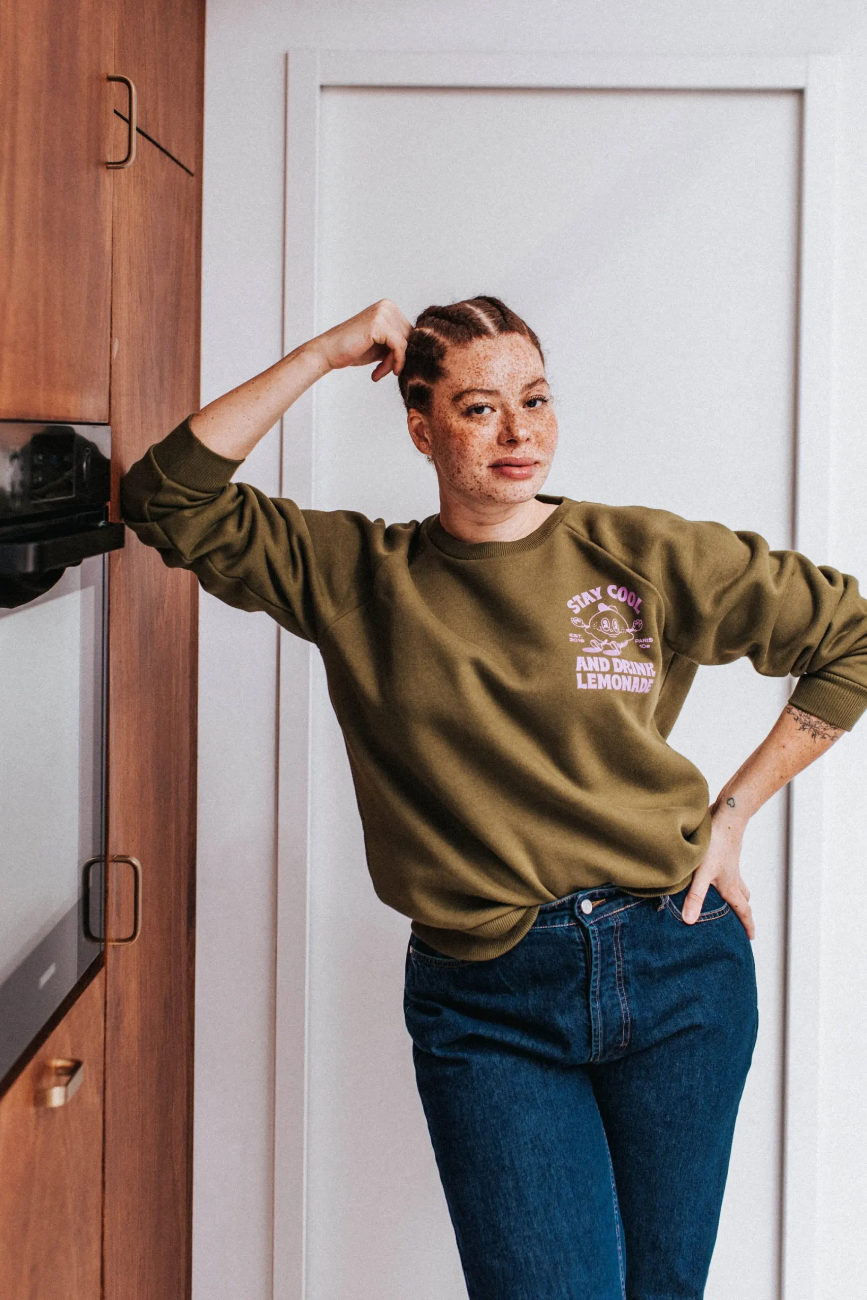 Sweats & Mailles<Make My Lemonade SWEAT HENRI KAKI