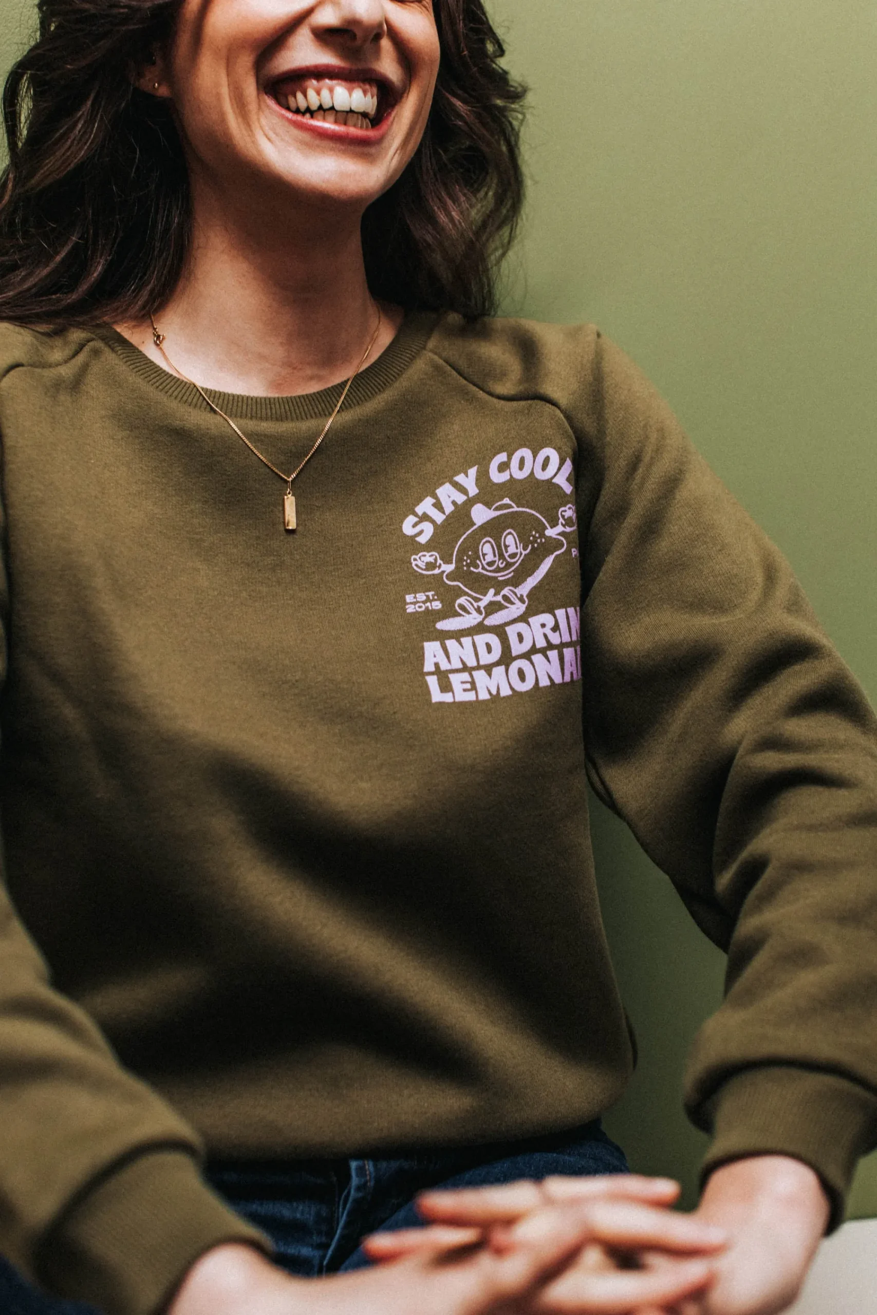 Sweats & Mailles<Make My Lemonade SWEAT HENRI KAKI