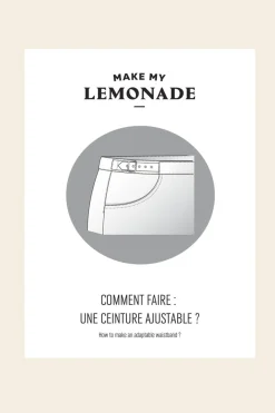 Patrons Pdf|Mercerie & Couture<Make My Lemonade TIPS : Comment faire une ceinture ajustable