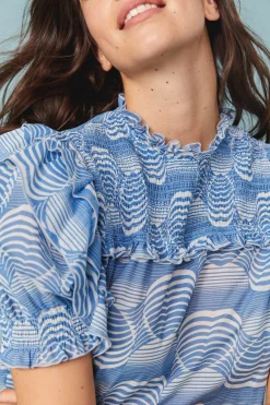 Tissus|Mercerie & Couture<Make My Lemonade TISSU COEURS BLEUS