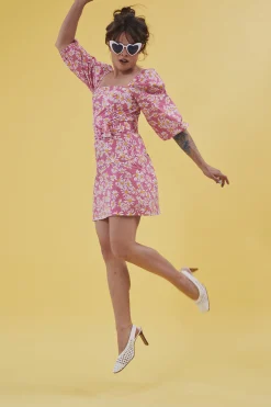 Tissus|Mercerie & Couture<Make My Lemonade TISSU DAISY ROSE