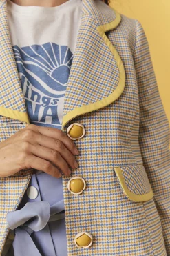 Tissus|Mercerie & Couture<Make My Lemonade TISSU PIED DE PUCE