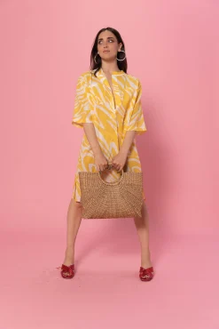 Tissus|Mercerie & Couture<Make My Lemonade TISSU TRIPPY JAUNE