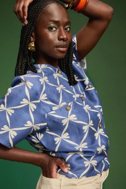 Tops & T-Shirts<Make My Lemonade TOP VADIM RUBAN BLEU