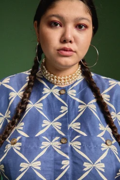 Tops & T-Shirts<Make My Lemonade TOP VADIM RUBAN BLEU