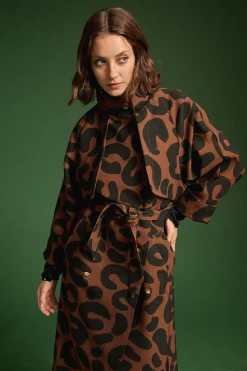 Vestes & Manteaux<Make My Lemonade TRENCH RAOUL LEOPARD