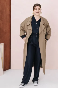 Vestes & Manteaux<Make My Lemonade TRENCH RAOUL TABAC