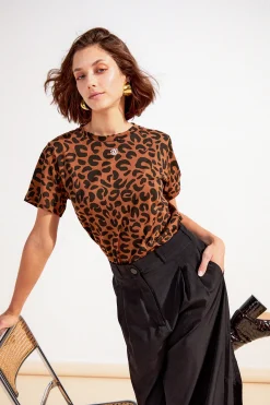 Tops & T-Shirts<Make My Lemonade T-SHIRT RICKY NEW LEOPARD