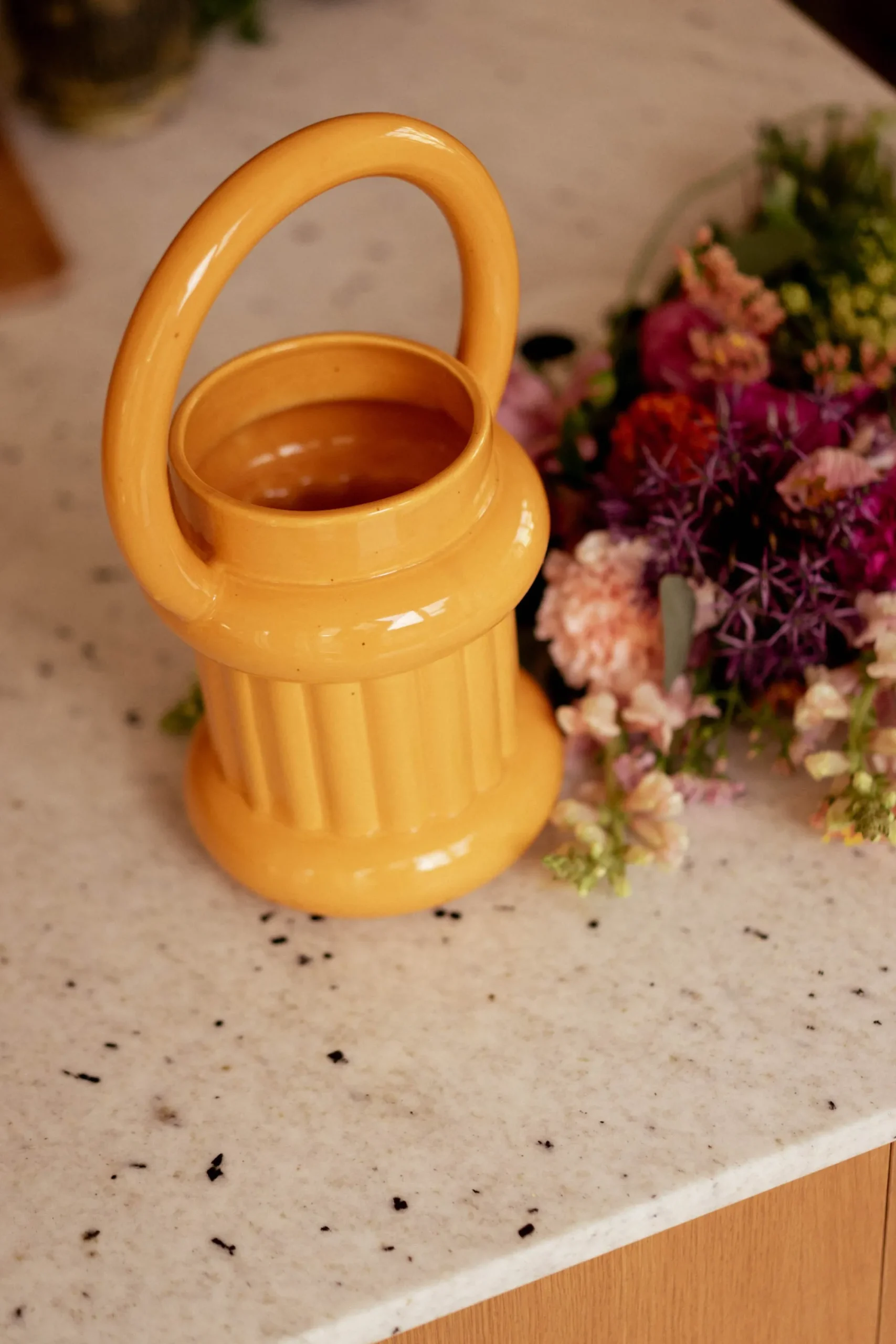 Décorations<Make My Lemonade VASE OLIVER YELLOW